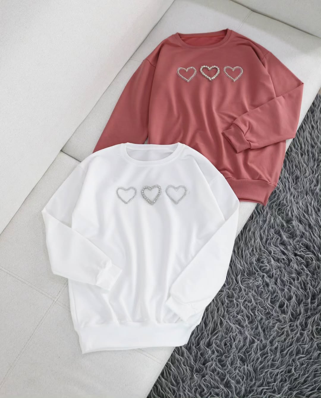 بلوز دورس نگین دار قلب